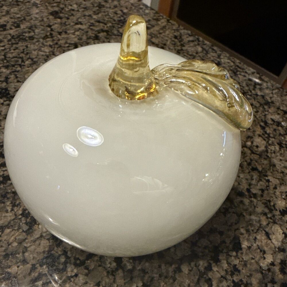 Z gallerie White Gold glass apple